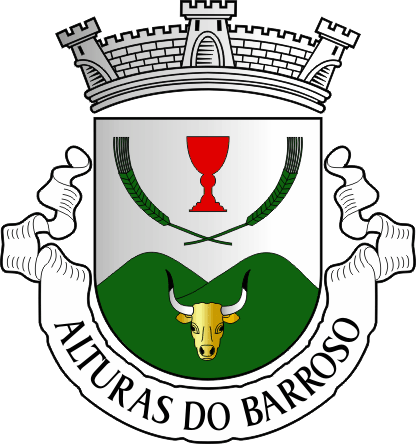 Brasão da antiga freguesia de Alturas do Barroso - Alturas do Barroso former civil parish, coat-of-arms