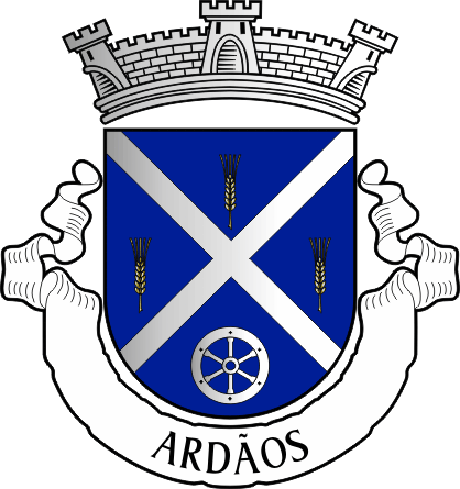 Brasão da antiga freguesia de Ardãos - Ardãos former civil parish, coat-of-arms