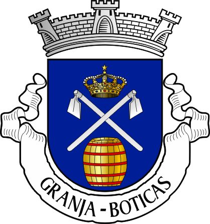 Brasão da antiga freguesia de Granja - Granja former civil parish, coat-of-arms Brasão da antiga freguesia de Granja - Granja former civil parish, coat-of-arms