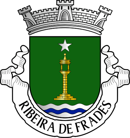 Brasão da antiga freguesia de Ribeira de Frades - Ribeira de Frades former civil parish, coat-of-arms