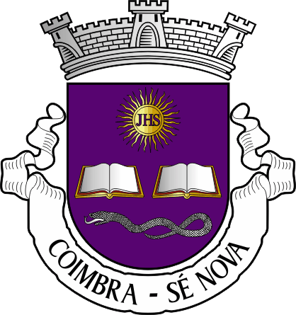 Brasão da antiga freguesia de Coimbra (Sé Nova) - Coimbra (Sé Nova) former civil parish, coat-of-arms Brasão da antiga freguesia de Coimbra (Sé Nova) - Coimbra (Sé Nova) former civil parish, coat-of-arms