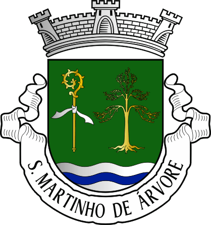 Brasão da antiga freguesia de São Martinho de Árvore - São Martinho de Árvore former civil parish, coat-of-arms Brasão da antiga freguesia de São Martinho de Árvore - São Martinho de Árvore former civil parish, coat-of-arms