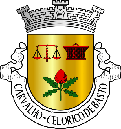 Brasão da antiga freguesia de Carvalho - Carvalho former civil parish, coat-of-arms