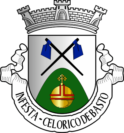Brasão da antiga freguesia de Infesta - Infesta former civil parish, coat-of-arms