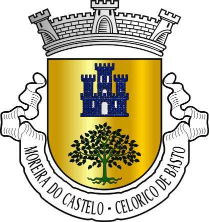 Brasão da freguesia de Moreira do Castelo - Moreira do Castelo civil parish, coat-of-arms Brasão da freguesia de Moreira do Castelo - Moreira do Castelo civil parish, coat-of-arms
