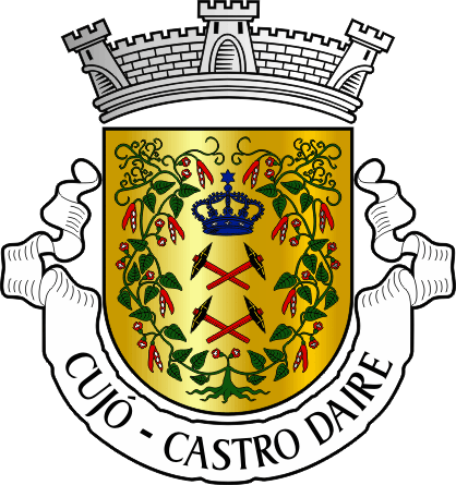 Brasão da freguesia de Cujó - Cujó civil parish, coat-of-arms Brasão da freguesia de Cujó - Cujó civil parish, coat-of-arms