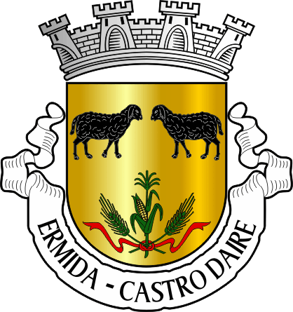 Brasão da antiga freguesia de Ermida - Ermida former civil parish, coat-of-arms
