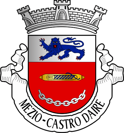 Brasão da antiga freguesia de Mezio - Mezio former civil parish, coat-of-arms Brasão da antiga freguesia de Mezio - Mezio former civil parish, coat-of-arms