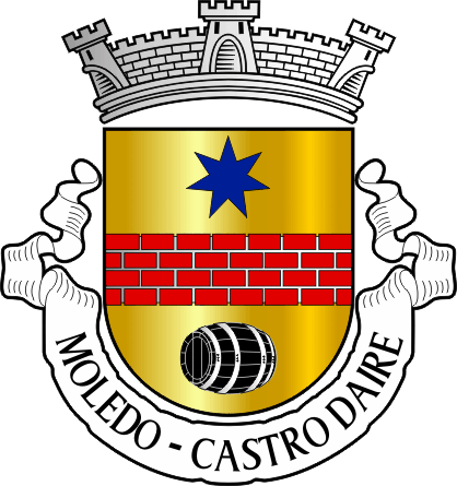 Brasão da freguesia de Moledo - Moledo civil parish, coat-of-arms Brasão da freguesia de Moledo - Moledo civil parish, coat-of-arms