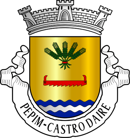 Brasão da freguesia de Pepim - Pepim civil parish, coat-of-arms Brasão da freguesia de Pepim - Pepim civil parish, coat-of-arms
