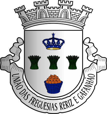 Brasão da União das freguesias de Reriz e Gafanhão - Reriz and Gafanhão civil parishes union coat-of-arms Brasão da União das freguesias de Reriz e Gafanhão - Reriz and Gafanhão civil parishes union coat-of-arms
