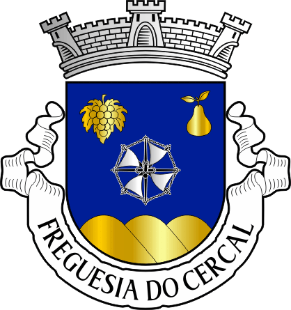 Brasão da antiga freguesia do Cercal - Cercal former civil parish, coat-of-arms Brasão da antiga freguesia do Cercal - Cercal former civil parish, coat-of-arms