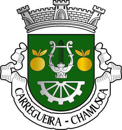 Brasão da freguesia de Carregueira - Carregueira civil parish, coat-of-arms Brasão da freguesia de Carregueira - Carregueira civil parish, coat-of-arms