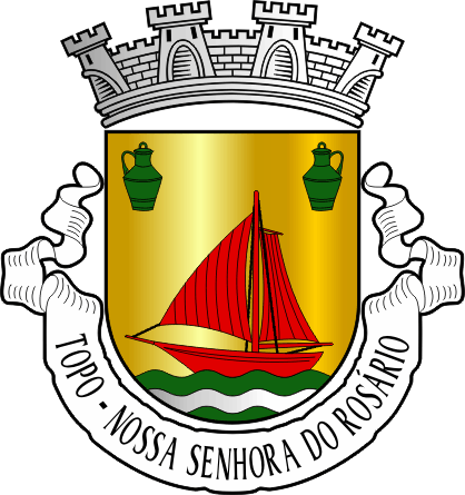 Brasão da freguesia de Topo (Nossa Senhora do Rosário) - Topo (Nossa Senhora do Rosário) civil parish, coat-of-arms Brasão da freguesia de Topo (Nossa Senhora do Rosário) - Topo (Nossa Senhora do Rosário) civil parish, coat-of-arms