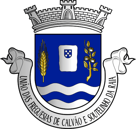Brasão da União das freguesias de Calvão e Soutelinho da Raia - Calvão and Soutelinho da Raia civil parishes union coat-of-arms