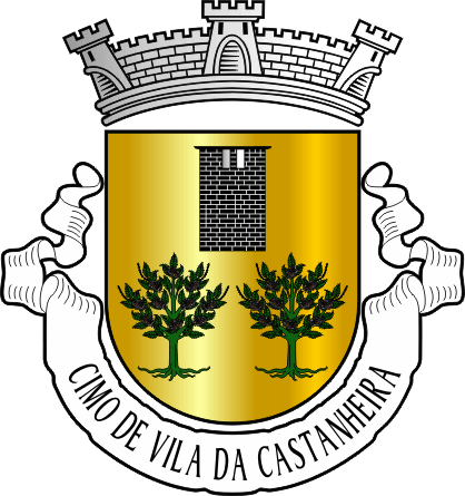 Brasão da freguesia de Cimo de Vila da Castanheira - Cimo de Vila da Castanheira civil parish, coat-of-arms Brasão da freguesia de Cimo de Vila da Castanheira - Cimo de Vila da Castanheira civil parish, coat-of-arms