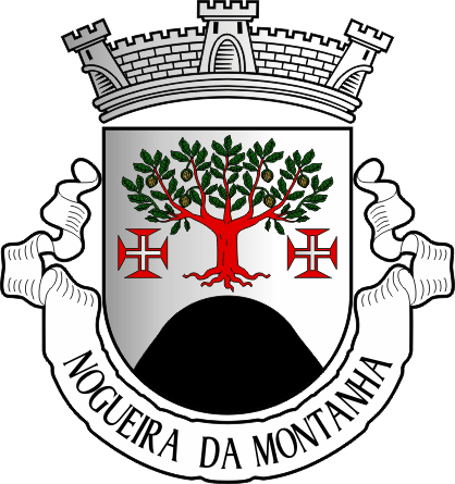 Brasão da Freguesia de Nogueira da Montanha - Nogueira da Montanha civil parish, coat-of-arms Brasão da Freguesia de Nogueira da Montanha - Nogueira da Montanha civil parish, coat-of-arms