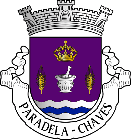 Brasão da freguesia de Paradela - Paradela civil parish, coat-of-arms