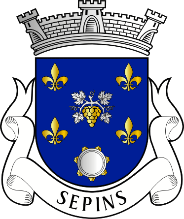 Brasão da antiga freguesia de Sepins - Sepins former civil parish, coat-of-arms