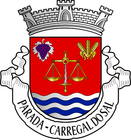 Brasão da freguesia de Parada - Parada civil parish, coat-of-arms