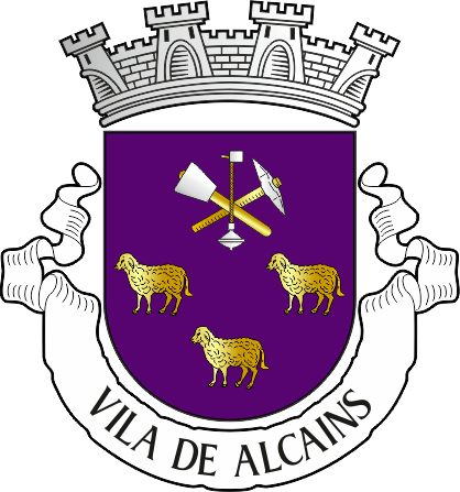 Brasão da freguesia de Alcains - Alcains civil parish, coat-of-arms