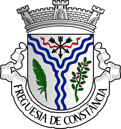 Brasão da freguesia de Constância - Constância civil parish, coat-of-arms Brasão da freguesia de Constância - Constância civil parish, coat-of-arms