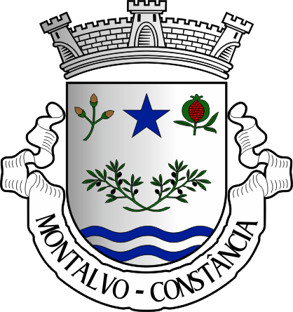 Brasão da freguesia de Montalvo - Montalvo civil parish, coat-of-arms Brasão da freguesia de Montalvo - Montalvo civil parish, coat-of-arms