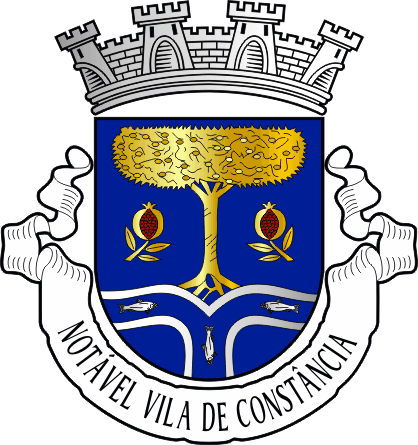 Brasão do Município de Constância - Constância municipal coat-of-arms Brasão do Município de Constância - Constância municipal coat-of-arms