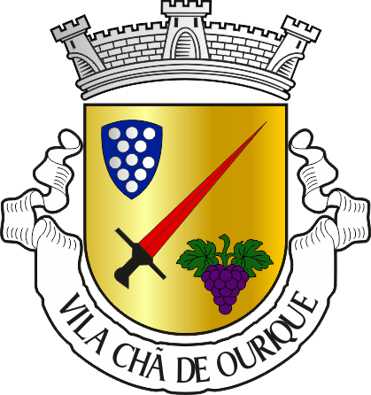 Brasão da freguesia de Vila Chã de Ourique - Vila Chã de Ourique civil parish, coat-of-arms Brasão da freguesia de Vila Chã de Ourique - Vila Chã de Ourique civil parish, coat-of-arms