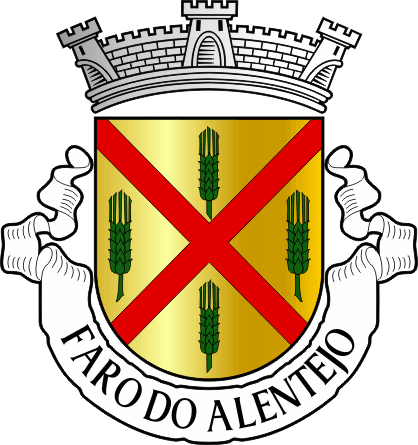 Brasão da freguesia de Faro do Alentejo - Faro do Alentejo civil parish, coat-of-arms Brasão da freguesia de Faro do Alentejo - Faro do Alentejo civil parish, coat-of-arms