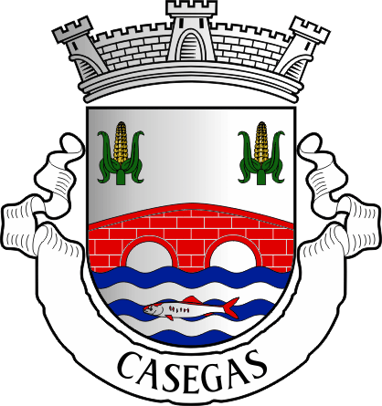 Brasão da antiga freguesia de Casegas - Casegas former civil parish, coat-of-arms Brasão da antiga freguesia de Casegas - Casegas former civil parish, coat-of-arms