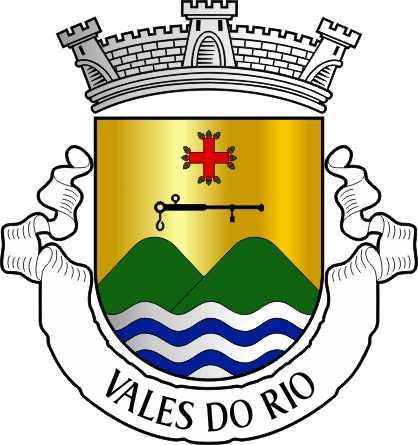 Brasão da antiga freguesia de Vales do Rio - Vales do Rio former civil parish, coat-of-arms
