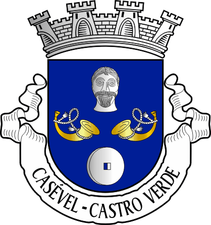 Brasão da antiga freguesia de Casével - Casével former civil parish, coat-of-arms Brasão da antiga freguesia de Casével - Casével former civil parish, coat-of-arms