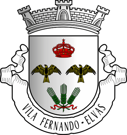 Brasão da antiga freguesia de Vila Fernando - Vila Fernando former civil parish, coat-of-arms