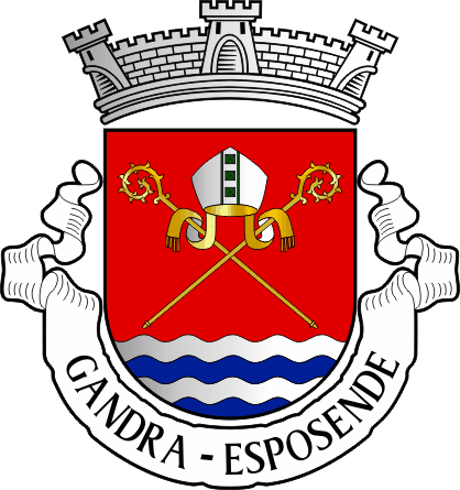 Brasão da antiga freguesia de Gandra - Gandra former civil parish, coat-of-arms