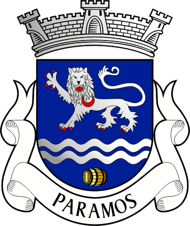 Brasão da freguesia de Paramos - Paramos civil parish, coat-of-arms
