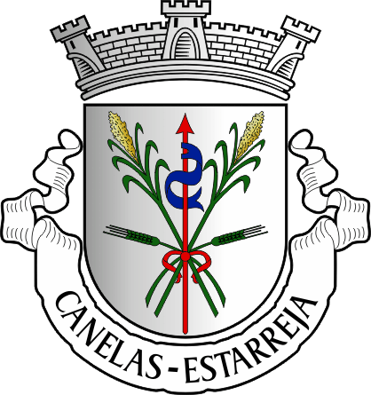 Brasão da antiga freguesia de Canelas - Canelas former civil parish, coat-of-arms