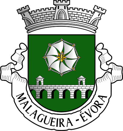 Brasão da antiga freguesia de Malagueira - Malagueira former civil parish, coat-of-arms
