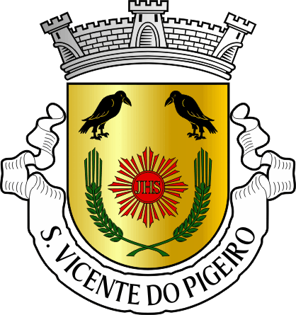 Brasão da antiga freguesia de São Vicente do Pigeiro - São Vicente do Pigeiro former civil parish, coat-of-arms