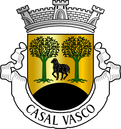 Brasão da freguesia de Casal Vasco - Casal Vasco civil parish, coat-of-arms Brasão da freguesia de Casal Vasco - Casal Vasco civil parish, coat-of-arms