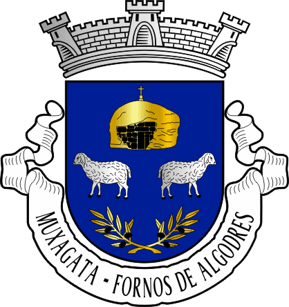 Brasão da freguesia de Muxagata - Muxagata civil parish, coat-of-arms Brasão da freguesia de Muxagata - Muxagata civil parish, coat-of-arms