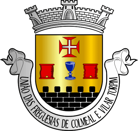 Brasão da União das freguesias de Colmeal e Vilar Torpim - Colmeal and Vilar Torpim civil parishes union coat-of-arms