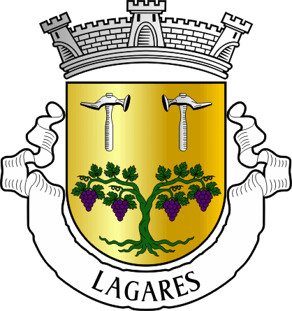 Brasão da antiga freguesia de Lagares - Lagares former civil parish, coat-of-arms Brasão da antiga freguesia de Lagares - Lagares former civil parish, coat-of-arms