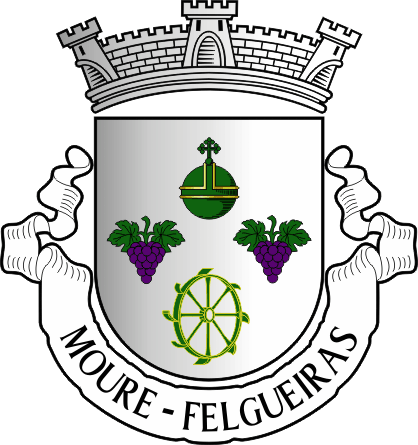Brasão da antiga freguesia de Moure - Moure former civil parish, coat-of-arms Brasão da antiga freguesia de Moure - Moure former civil parish, coat-of-arms