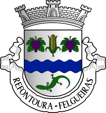 Brasão da freguesia de Refontoura - Refontoura civil parish, coat-of-arms Brasão da freguesia de Refontoura - Refontoura civil parish, coat-of-arms