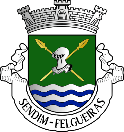 Brasão da freguesia de Sendim - Sendim civil parish, coat-of-arms Brasão da freguesia de Sendim - Sendim civil parish, coat-of-arms