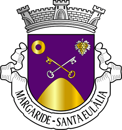Brasão da antiga freguesia de Margaride (Santa Eulália) - Margaride (Santa Eulália) former civil parish, coat-of-arms Brasão da antiga freguesia de Margaride (Santa Eulália) - Margaride (Santa Eulália) former civil parish, coat-of-arms