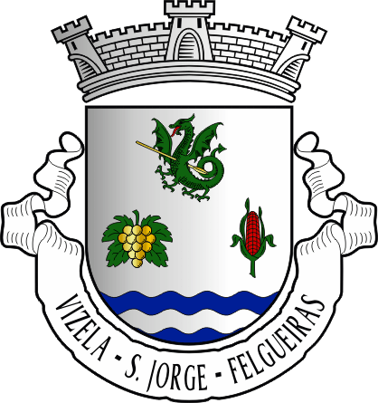 Brasão da antiga freguesia de Vizela (São Jorge) - Vizela (São Jorge) former civil parish, coat-of-arms