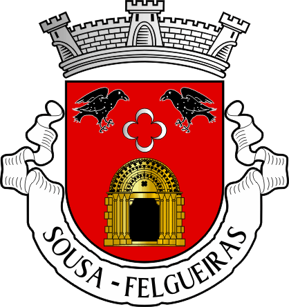 Brasão da antiga freguesia de Sousa - Sousa former civil parish, coat-of-arms