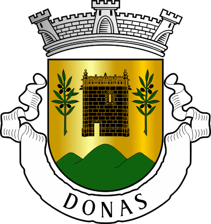 Brasão da antiga freguesia de Donas - Donas former civil parish, coat-of-arms